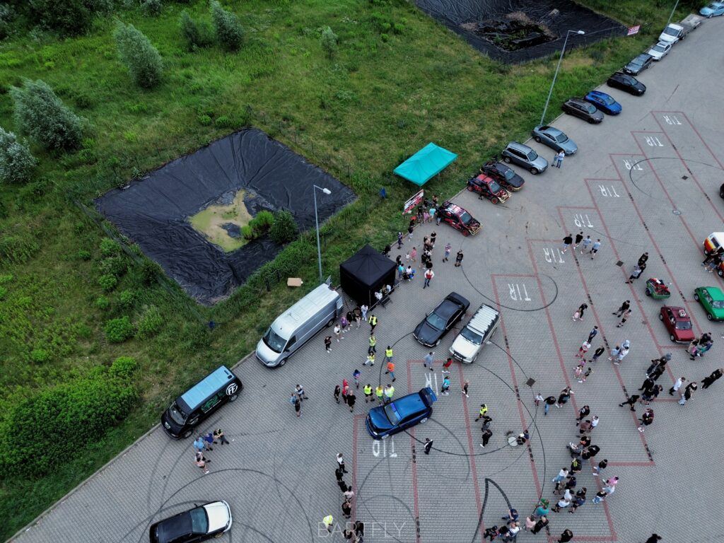 wydarzenie charytatywne w Kwidzynie, zdjęcia z drona BartFly