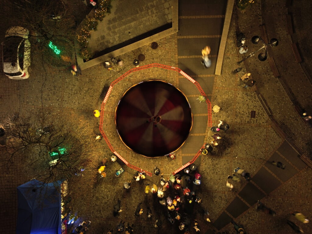 jarmark w kwidzynie zdjecia z lotu ptaka - bartfly